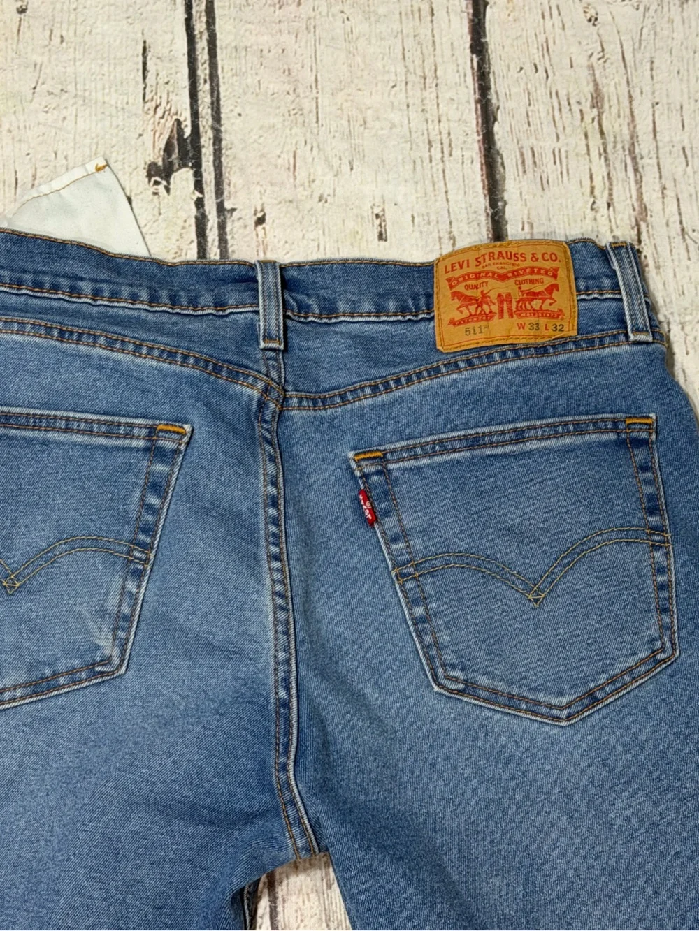 Levi's Men's Classic Blue Straight-Leg Jeans